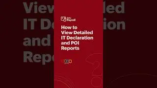 How to view detailed IT declaration and POI reports.