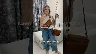 Fanny Pack vs Crossbody Bag | Which One Should You Choose?