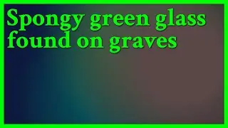 Pebbles or Chippings I know that weird green stuff you mention! And it&rsquo;s not natural sea-worn gla...