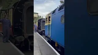 Class 33 at Loughborough Central station. #heritagerailway #class33 #railway #trains