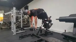 Atlantis Strength Incline Hyper Extension Pro (flat version) MODEL D828F WITH PULLEY