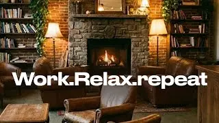 1 Hour Smooth Instrumental Jazz | Warm Wooden Cafe Bar ☕  | Music For Work & Study