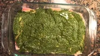 Baked chicken basil pesto by ortiz kitchen