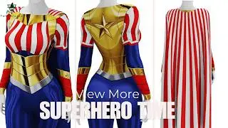 #Takerlama  Homelander and Captain America combined cosplay costume!