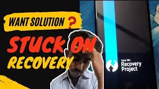 Stuck on Orange Fox Recovery Logo or TWRP Recovery Logo