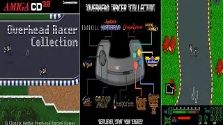 CD 32 AMIGA AJ16 11 IN 1 Overhead Racer Collection ATTRACT MODE UNOFFICIAL CD32 AJ 16 AmigaJay CDTV