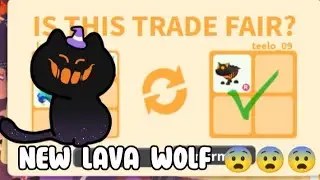 😱 Omg! I got the new lava wolf in adopt me(Roblox)