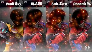 SSBU - Third Party Miis - Round 2 - Pool G - Vault Boy v Blaze v Sub-Zero v Phoenix Wright