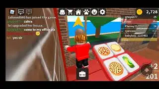 work at a pizza place Roblox FS Army blade 🔥