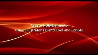 Creating HUD Elements using Illustrator Blend Tool and Scripts