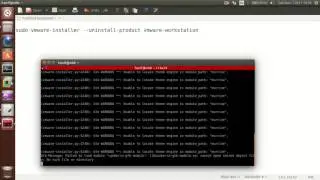 How to uninstall VMware Workstation from ubuntu