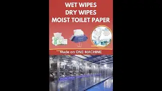 You need only one machine to make | Wet Wipes | Dry Wipes | Moist Toilet Paper | from DROID