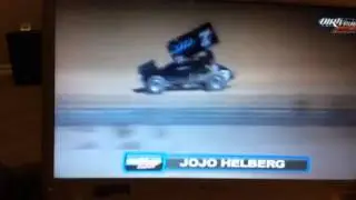 Jojo Helberg debut with the world of outlaws, qualifying Ve