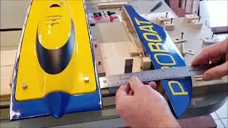 PRO BOAT UL 19XR_ SPONSONS READY FOR FINAL EPOXY