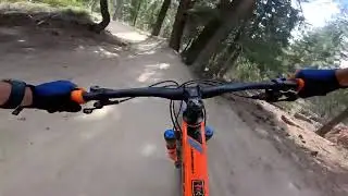 Blue steel trail @ Snow summits, MTB ride