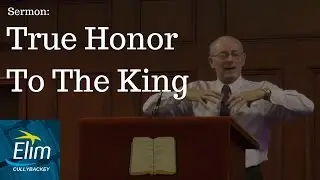 True Honor To The King (Matthew 21:1-22) - Pastor Denver Michael - Cullybackey Elim Church