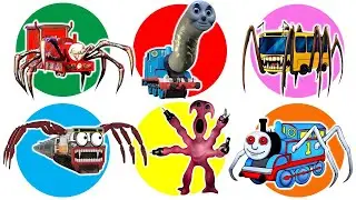Spin Wheel Kereta Thomas, Thomas Lipan, Bus Eater, Choo Choo Charles, Kereta Eater, Syringeon