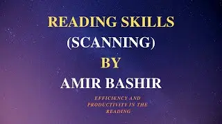 READING SKILLS-SCANNING