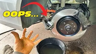 2013 C7 Audi A6 | How To Fix Rear Piston Popped Out Of Caliper