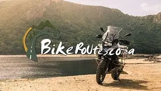 The Van Der Stel Pass at Botrivier on a BMW F800GS Adventure