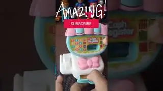 🌈CUTE MINI CASH REGISTER MACHINE WITH CREDIT CARD FOR SHOPPING|Chaz&Champ Stories|#Short Video