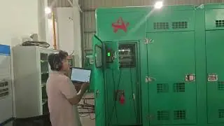 Testing Cummins 300kw generator set