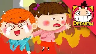 Fire safety song | Good habits song | Nursery rhymes | REDMON