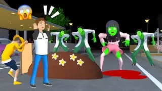mio zombie bangkit dari kuburan yuta panik ketakutan | SAKURA SCHOOL SIMULATOR
