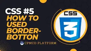How to used border-bottom in css #css3 #css #html5 #html #html5css3