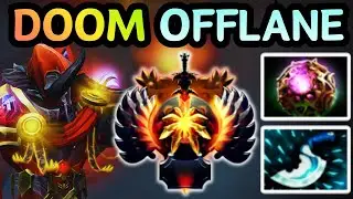 🔥 NEW PATCH 7.40 - DOOM OFFLANE SILENCE, DAMAGE, DELETE | DOTA 2 GAMEPLAY 🔥