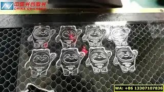 Acrylic cutting by Davi 30w 35w Galvo co2 laser marking engraving cutting machine-OV LASER