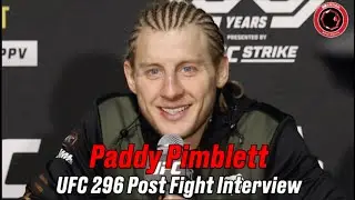Paddy Pimblett (a.k.a. White Boy Rick) Explains Corn Row Hair Style - 'Keeps Me Chin Down' | UFC 296