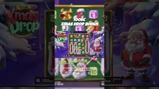 I Spun Into an 100SC Xmas Drop Bonus! #spinquest #slots #casino #bonus #bonushunt