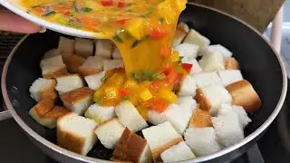 Do you have eggs and bread? It's so delicious I make it every week! A novel breakfast!