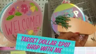 Target Dollar Spot Easter & Spring 2018 Shop With Me l Lot of New Items l  Malya Tamar