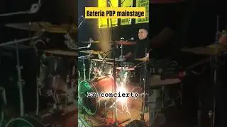 En concierto con una PDP mainstage hermosa bater&iacute;a ... 🥁 #drums @CelesteMinistry