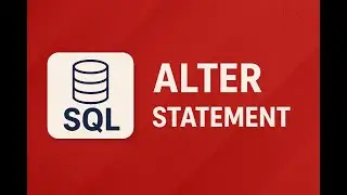 ALTER Statement in SQL