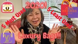 👜5 Most Use Luxury Bags and 5 Least Used Luxury Bags of 2020!