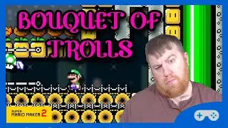 A Full CUP OF FLOWER in this TROLL LEVEL | Super Mario Maker 2 Troll Levels |