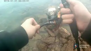 Pescando en el Espig&oacute;n de Santi Petri
