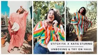 (PLUS SIZE) StitchFix Unboxing + Try On Haul | Katie Sturino X Stitch Fix = Love!