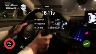 Замер на draggy q3 Etuners st1 + de cat