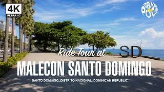 Ride 4K | MALECON SANTO DOMINGO, Distrito Nacional, Dominican Republic 🇩🇴 | UrbanPOV 4K #ride4k