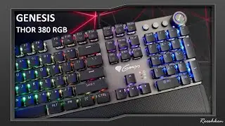 Genesis Thor 380 RGB - Nowość w ofercie Genesis klawiatura z przełącznikami Outemu Blue
