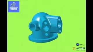 Tutorial copiado de piezas plano perpendicular eje Altair Inspire
