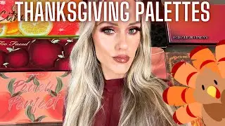 15 THANKSGIVING VIBES EYESHADOW PALETTES 🦃 INDIE BEAUTY | MAINSTREAM | AFFORDABLE