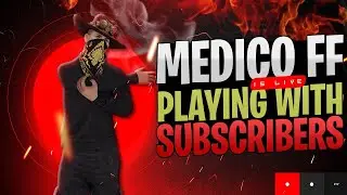 MEDICO FF is Live | Pushing Rank in Grandmaster Lobby | Free Fire PK