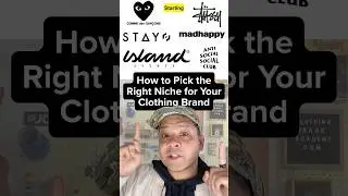 Learn how to choose the right niche for your clothing brand.