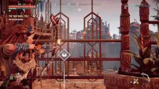 Horizon Zero Dawn&trade; Dervahl & Glinthawks Boss Fight Very Hard Difficulty Playthrough