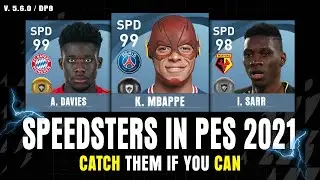 Speedsters 😱⚡In PES 2021 Mobile v.5.6.0/DP8 & EF 22 || In Every Rarity 👀